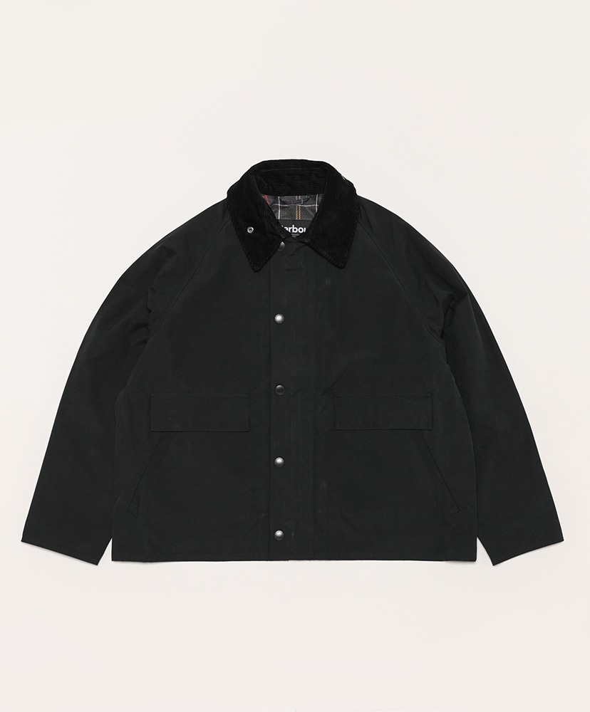 Borrowdale Peach Skin Short Blouson(34 BLK): Barbour