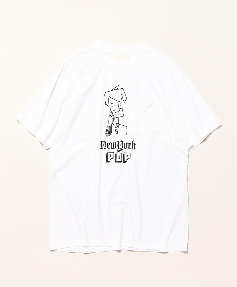 Village #01 SS Tee(L(MEN) White/ホワイト): TODAY edition
