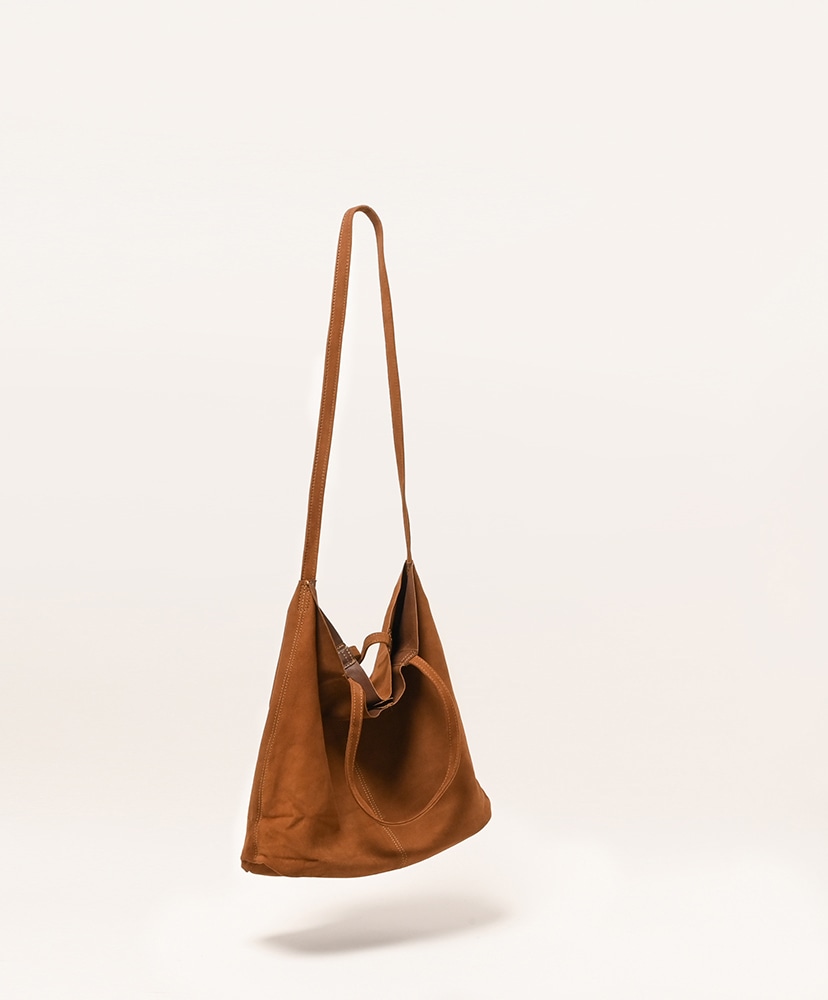 3Way Medium Tote Oil Suede (Short)(M-Short Brown/ブラウン