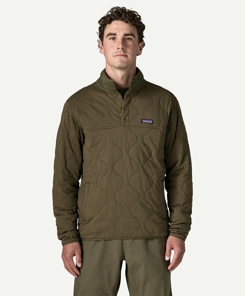 Men's Daily Quilted Snap-T Pullover BSNG/ベイスン グリーン L(MEN)