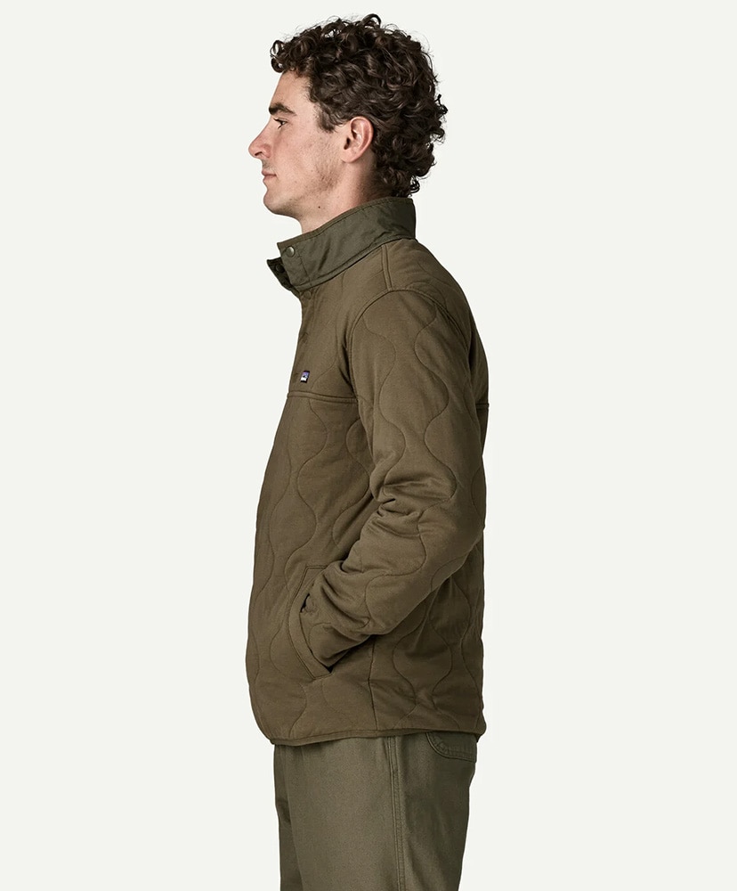 Men's Daily Quilted Snap-T Pullover BSNG/ベイスン グリーン L(MEN)