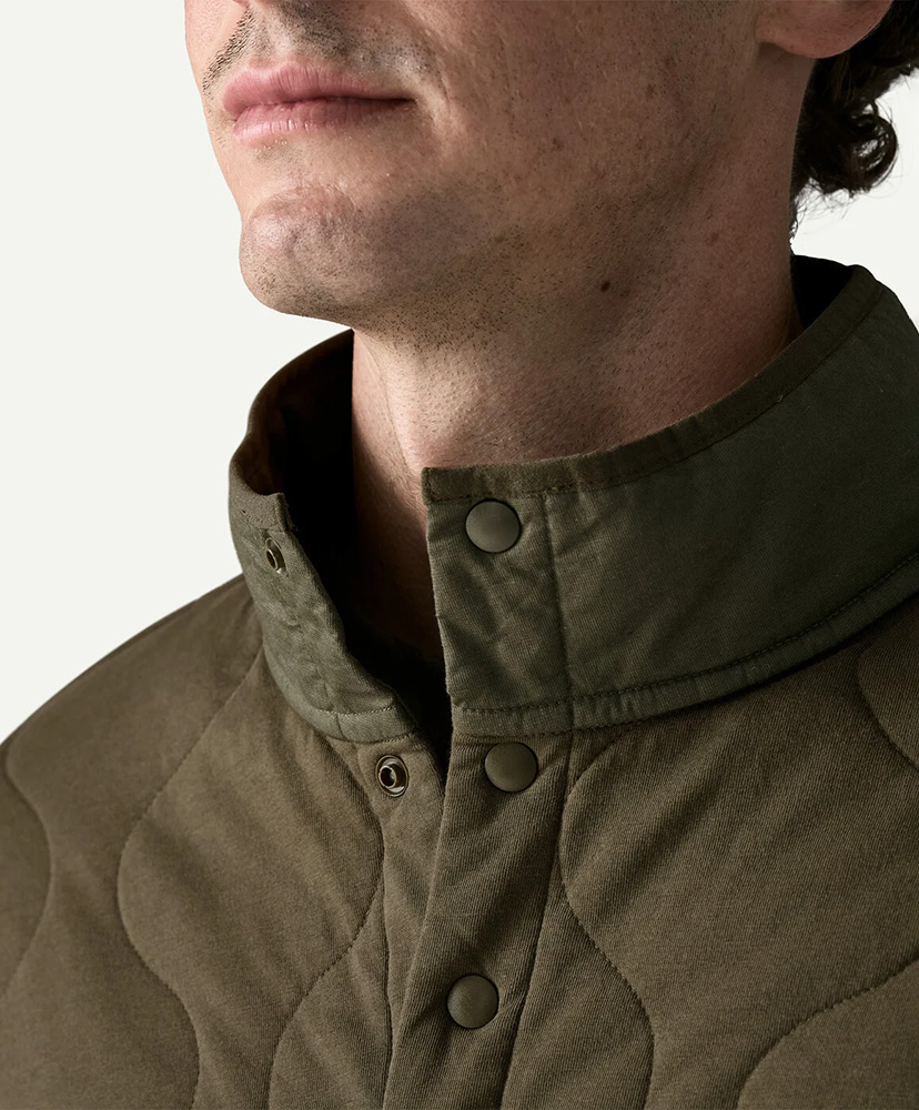 Men's Daily Quilted Snap-T Pullover BSNG/ベイスン グリーン L(MEN)