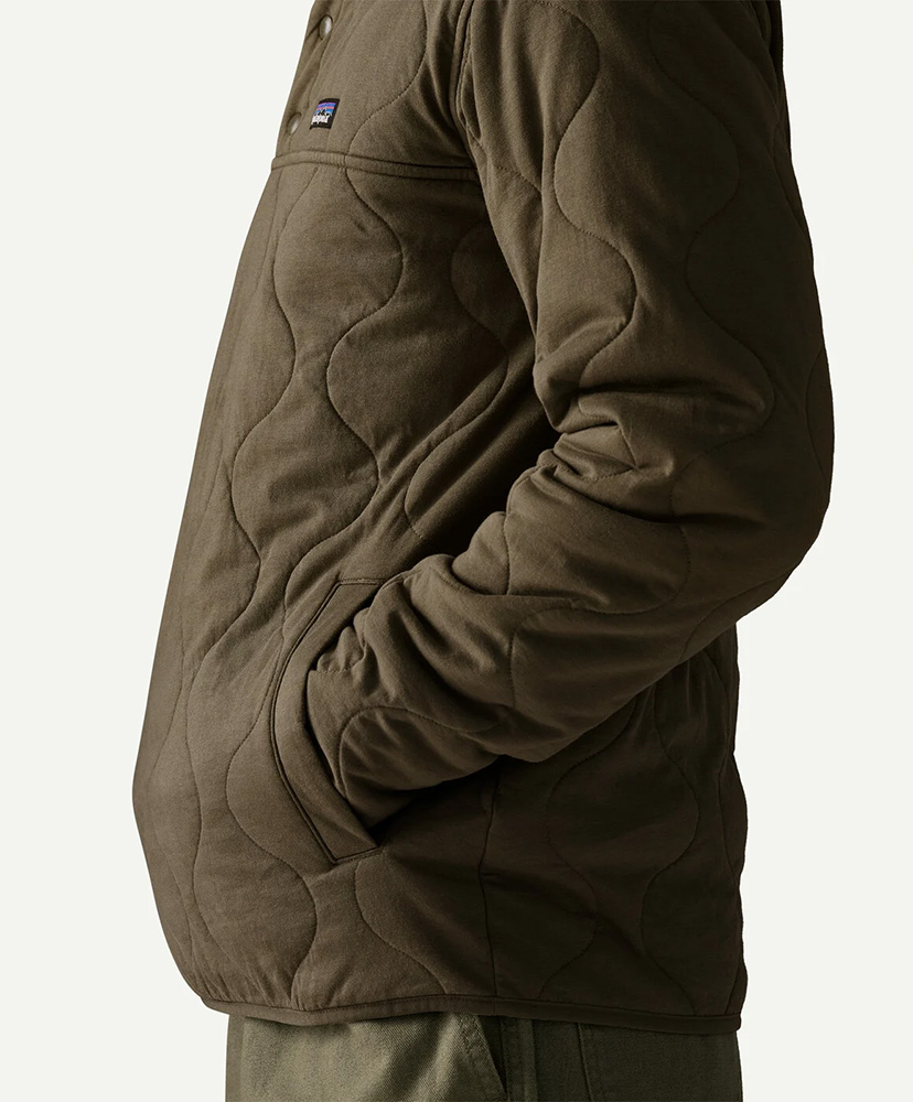 Men's Daily Quilted Snap-T Pullover BSNG/ベイスン グリーン L(MEN)