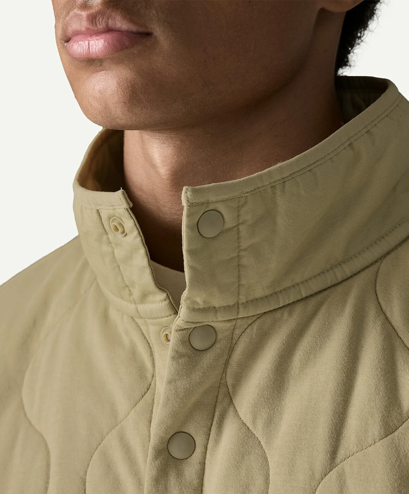 Men's Daily Quilted Snap-T Pullover WSTO/ウェザード ストーン L(MEN)