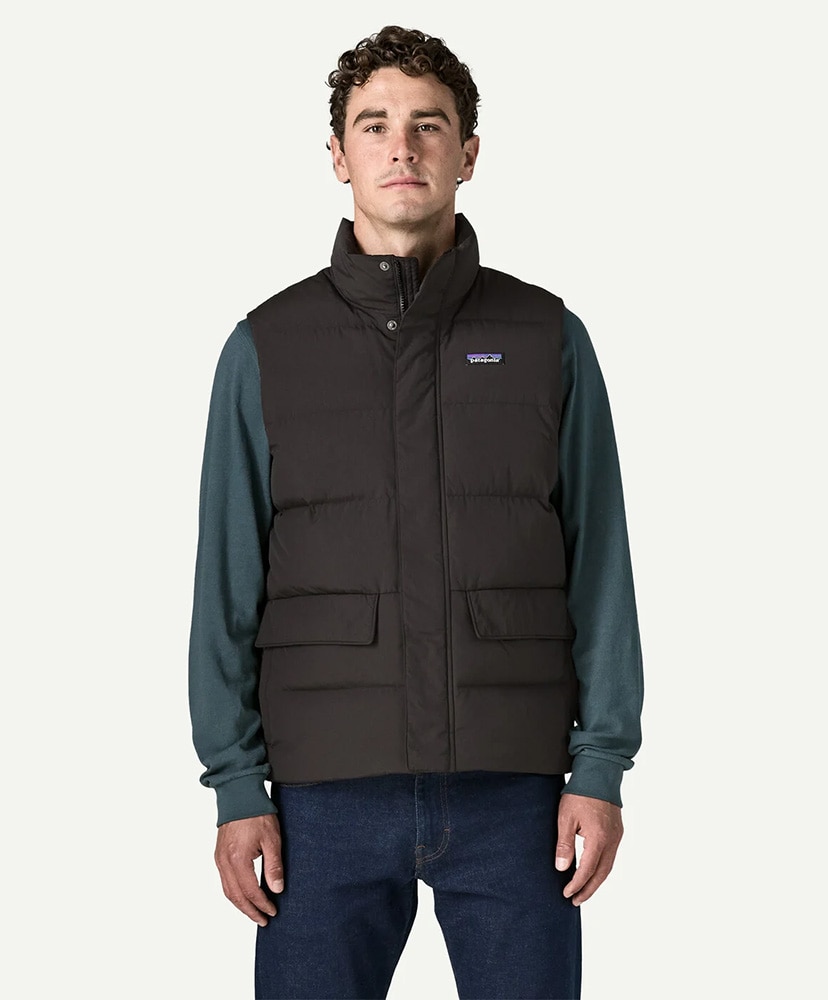 Men's Sisar Down Vest BLK/ブラック L(MEN)