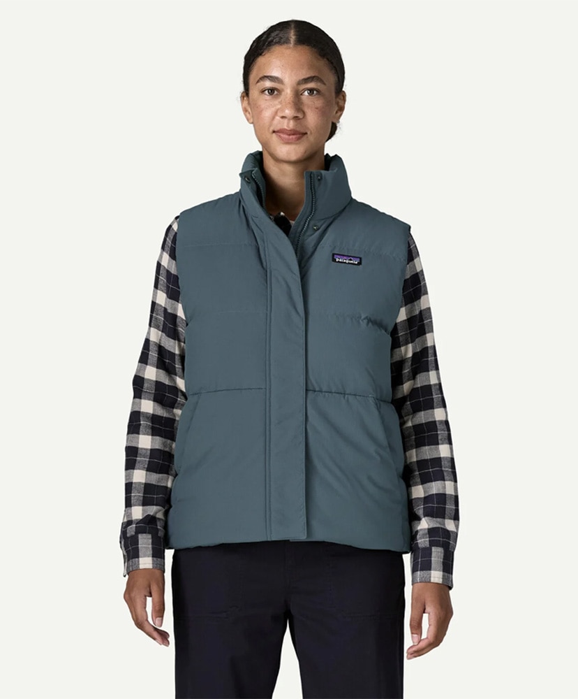Women's Sisar Down Vest SMTB/サミットブルー S(WOMEN)