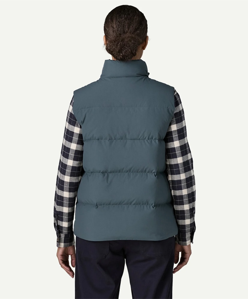 Women's Sisar Down Vest SMTB/サミットブルー S(WOMEN)