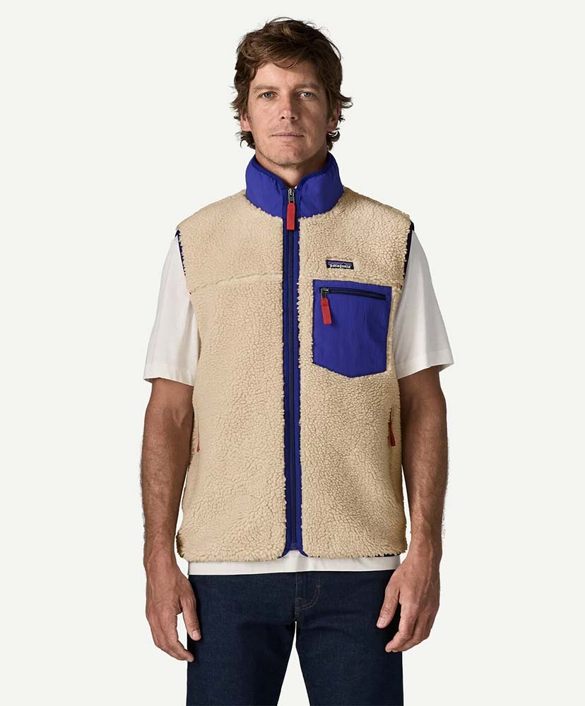 Men's Classic Retro-X Fleece Vest DNLC/ダークナチュラルウィズコバルトブルー L(MEN)