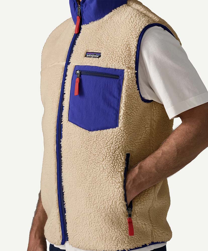 Men's Classic Retro-X Fleece Vest DNLC/ダークナチュラルウィズコバルトブルー L(MEN)