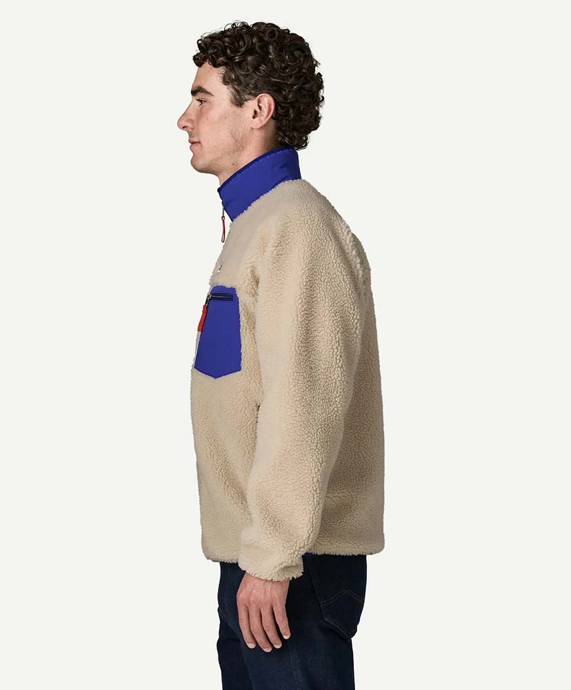 Men's Classic Retro-X Fleece Jacket DNLC/ダークナチュラルウィズコバルトブルー L(MEN)