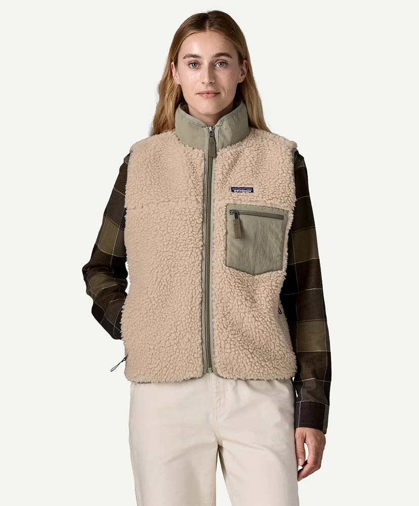 Women's Classic Retro-X Fleece Vest DNRI/ダークナチュラルウィズリバーロックグリーン M(WOMEN)