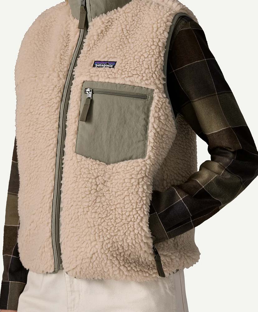 Women's Classic Retro-X Fleece Vest DNRI/ダークナチュラルウィズリバーロックグリーン M(WOMEN)
