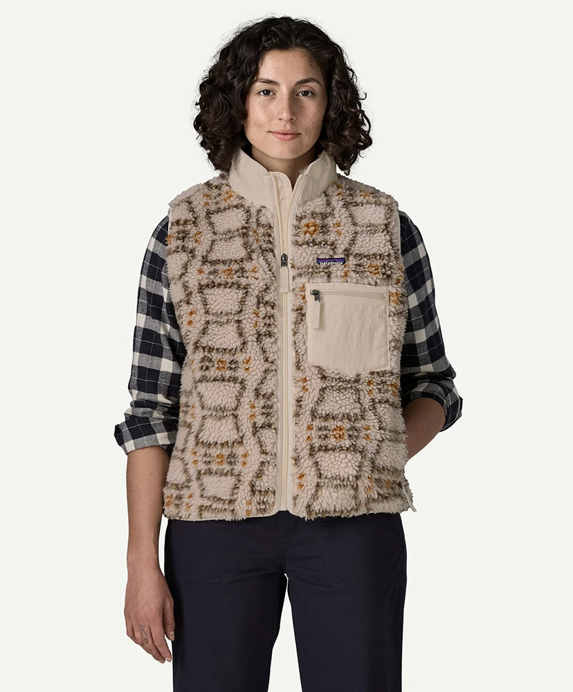 Women's Classic Retro-X Fleece Vest SHNL/スノーシューヘア：ナチュラル M(WOMEN)