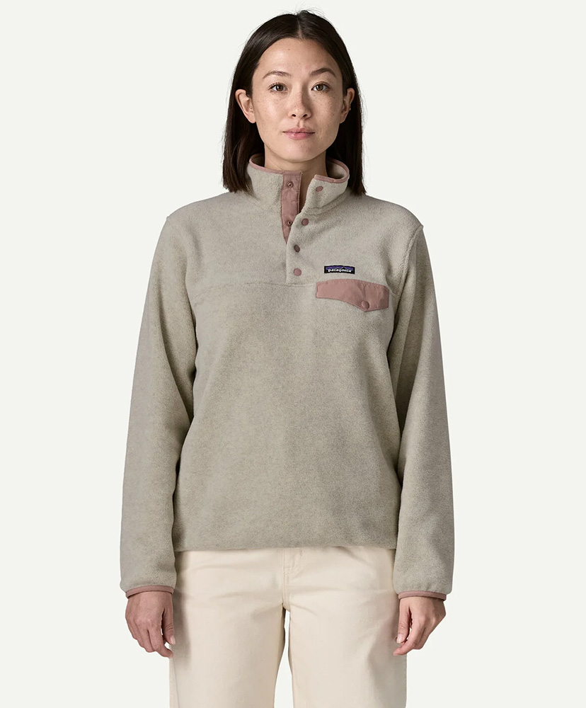 Women's Lightweight Synchilla Snap-T Fleece Pullover OLMT/オートミールヘザー ウィズ ムーンライズトープ M(WOMEN)