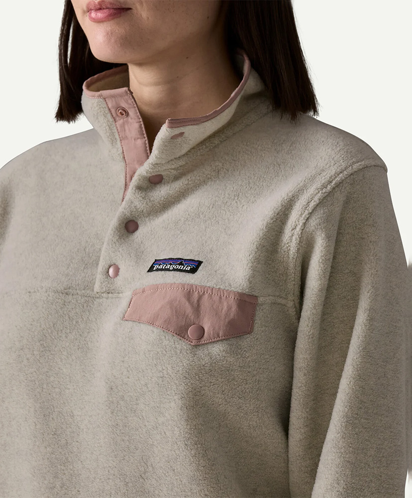 Women's Lightweight Synchilla Snap-T Fleece Pullover OLMT/オートミールヘザー ウィズ ムーンライズトープ M(WOMEN)