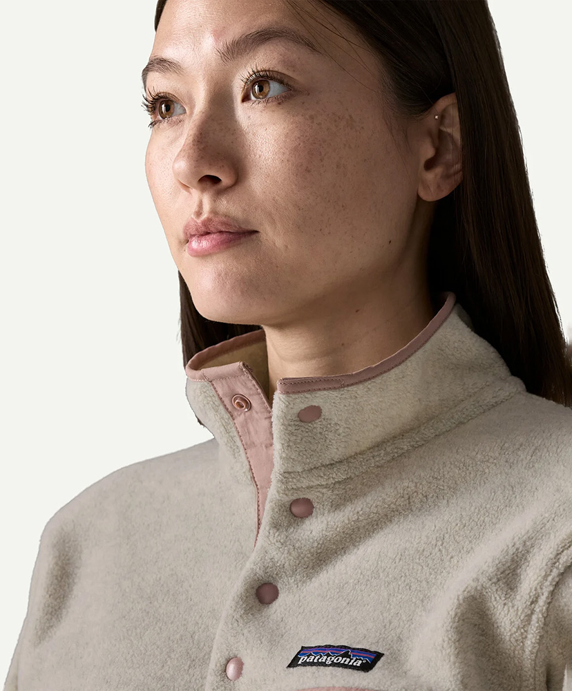 Women's Lightweight Synchilla Snap-T Fleece Pullover OLMT/オートミールヘザー ウィズ ムーンライズトープ M(WOMEN)