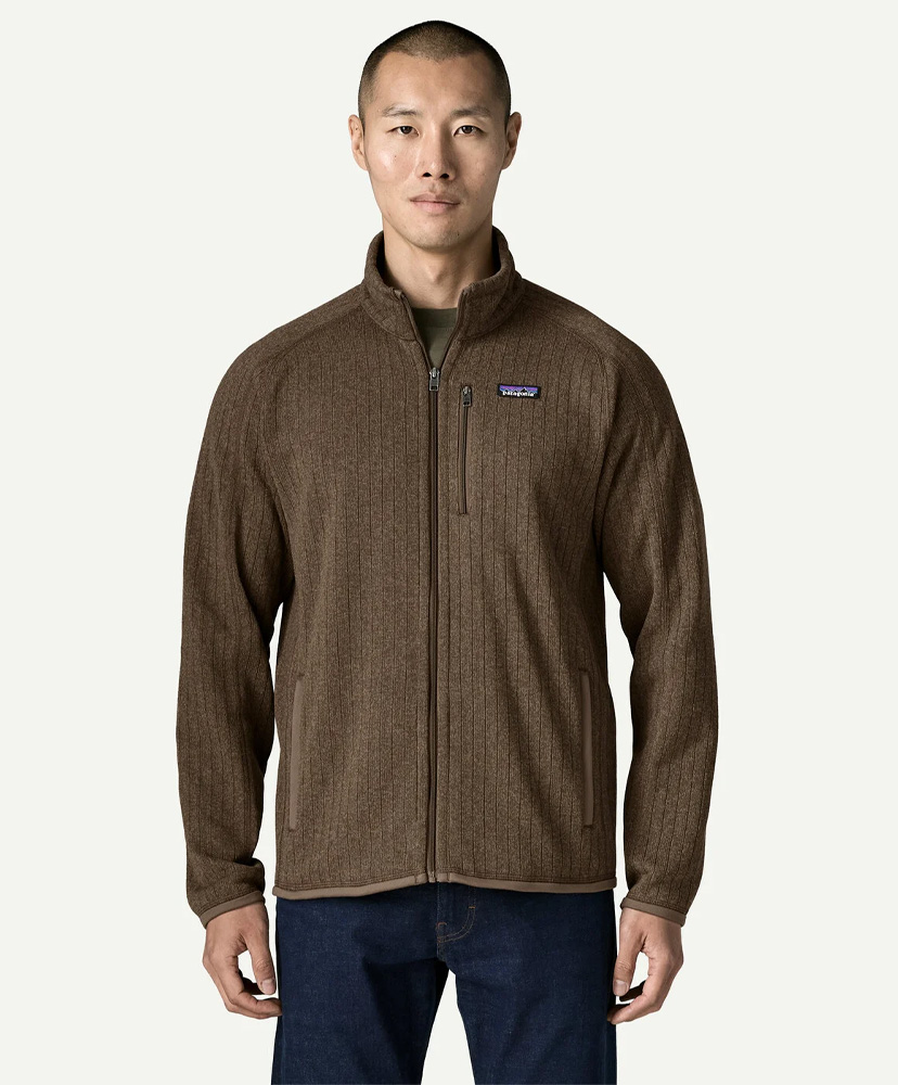 Men's Better Sweater Jacket MRBK/マーロウブラウンリブニット L(MEN)