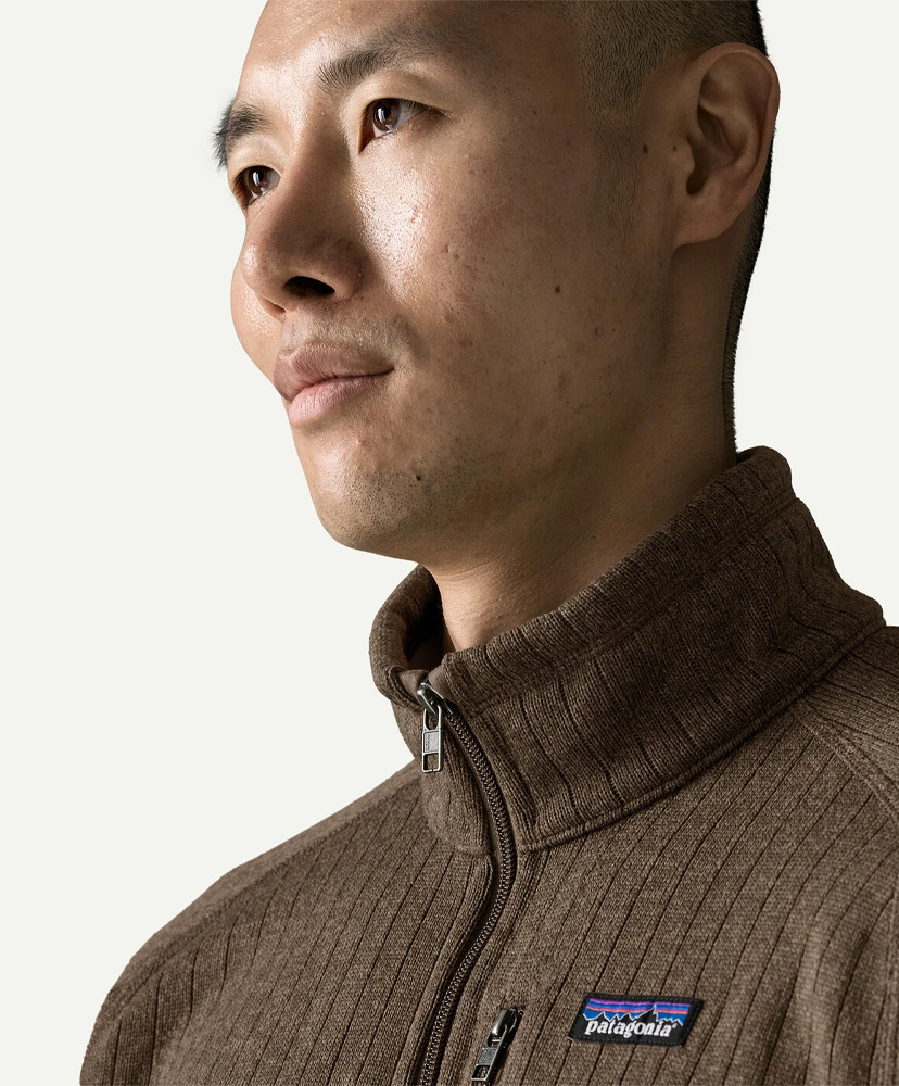 Men's Better Sweater Jacket MRBK/マーロウブラウンリブニット L(MEN)
