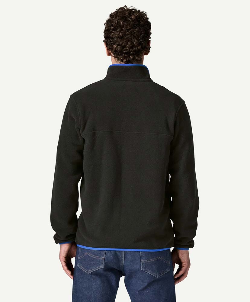 Men's Lightweight Synchilla Snap-T Fleece Pullover BLKP/ブラックウィズPシックスブルー L(MEN)