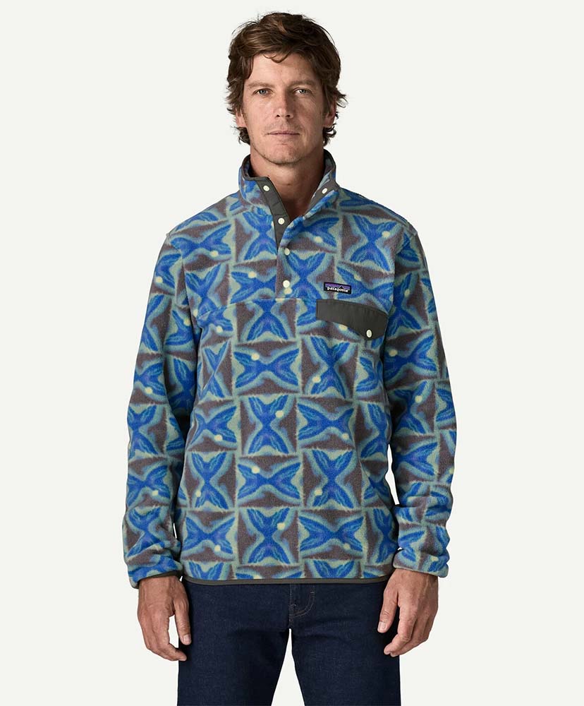 Men's Lightweight Synchilla Snap-T Fleece Pullover DFGY/ディープフリーズ・フォージュグレー L(MEN)