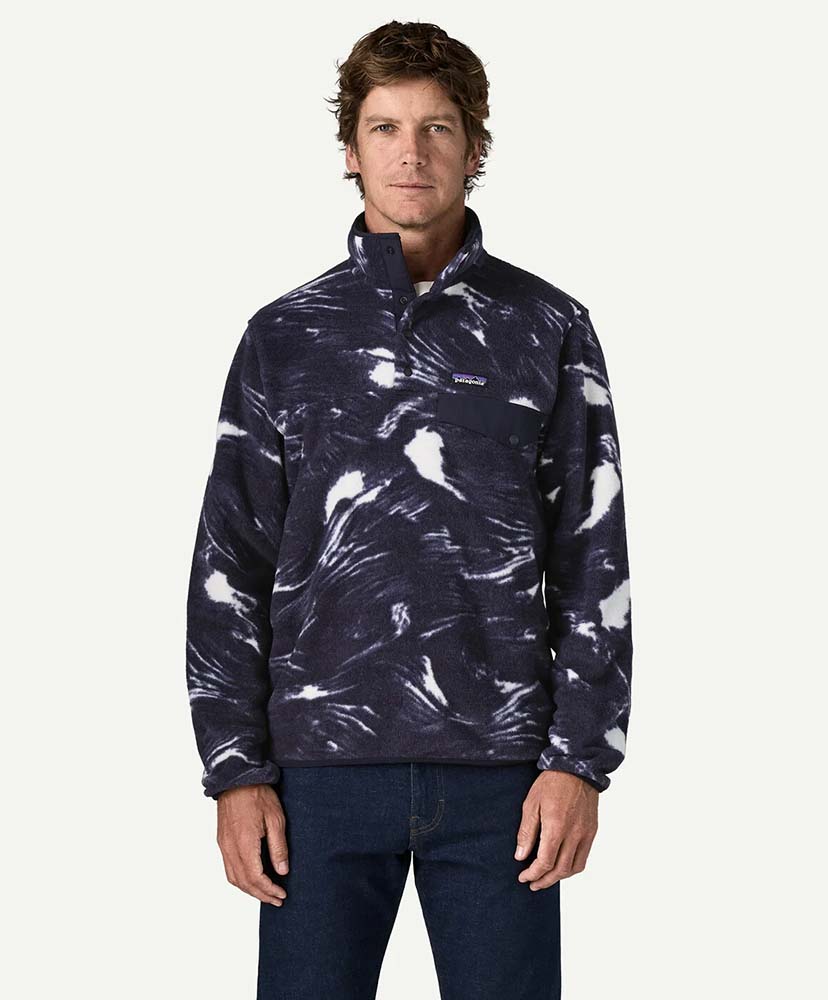 Men's Lightweight Synchilla Snap-T Fleece Pullover PBSU/ポーラーブリーズ：サンケンブルー L(MEN)