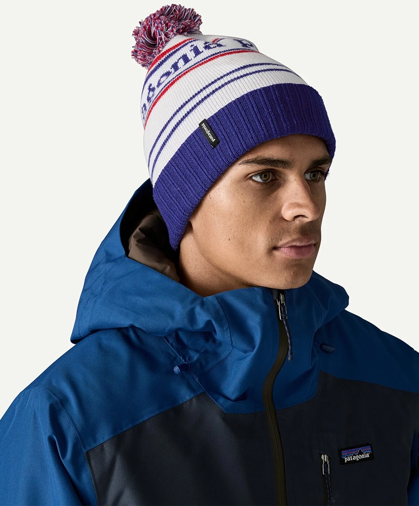Powder Town Beanie PRVB/パークストライプ：バイクングブルー ALL(UNISEX)