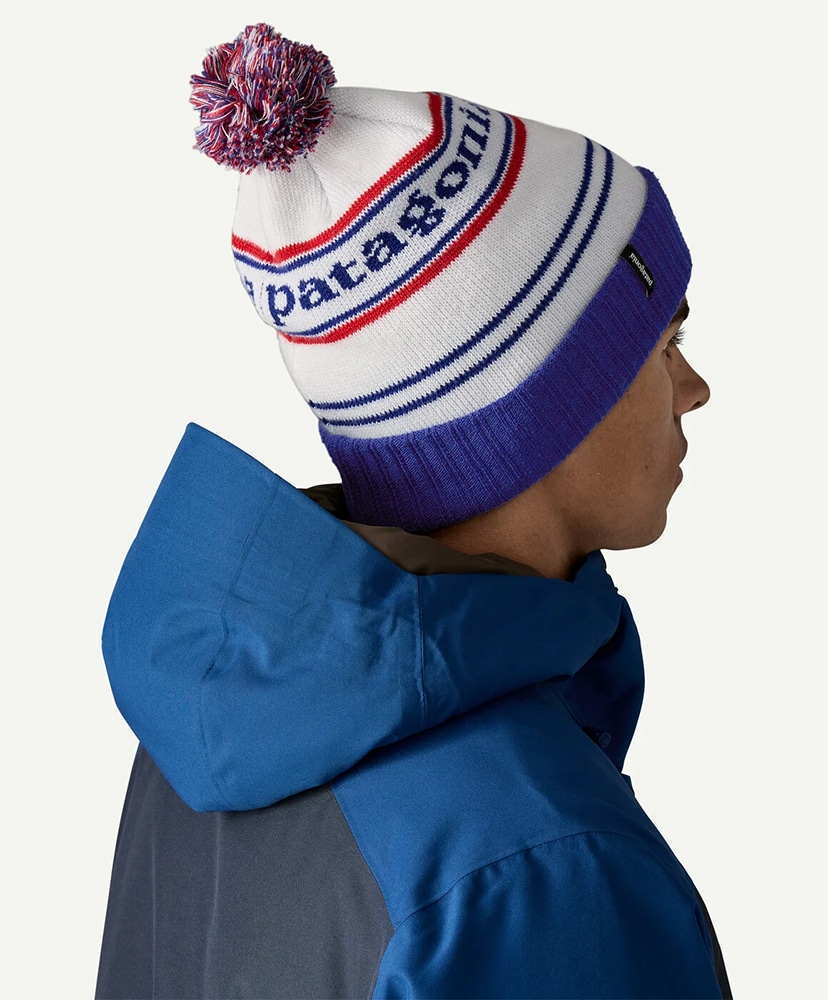 Powder Town Beanie PRVB/パークストライプ：バイクングブルー ALL(UNISEX)