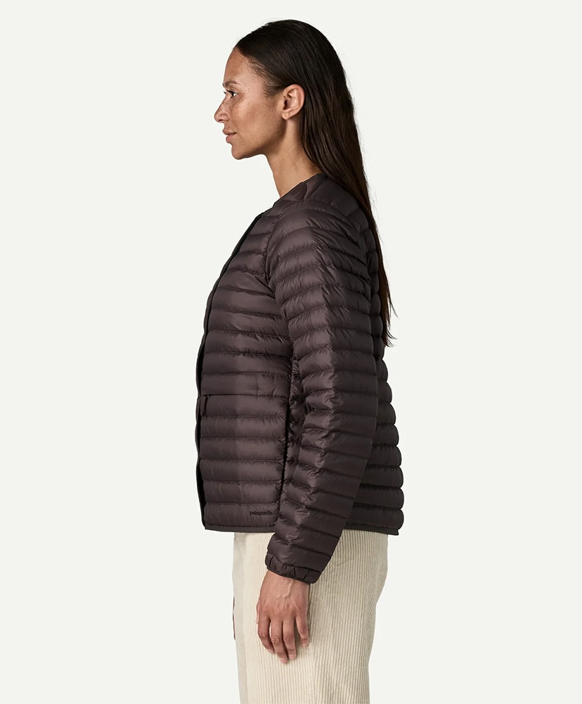Women's Lightweight Reversible Down Sweater Cardigan DNBR/デンブラウン M(WOMEN)