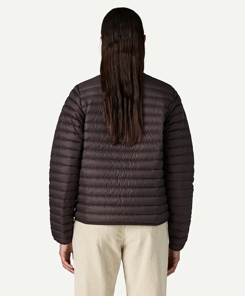Women's Lightweight Reversible Down Sweater Cardigan DNBR/デンブラウン M(WOMEN)