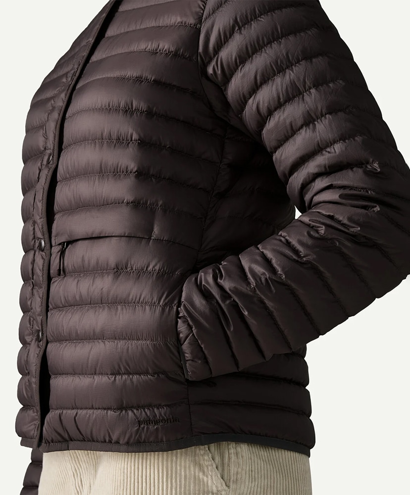 Women's Lightweight Reversible Down Sweater Cardigan DNBR/デンブラウン M(WOMEN)