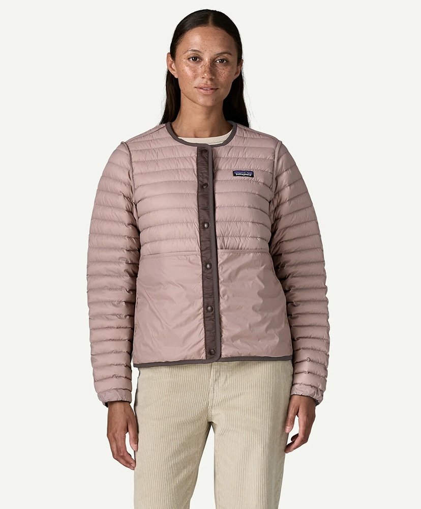 Women's Lightweight Reversible Down Sweater Cardigan DNBR/デンブラウン M(WOMEN)