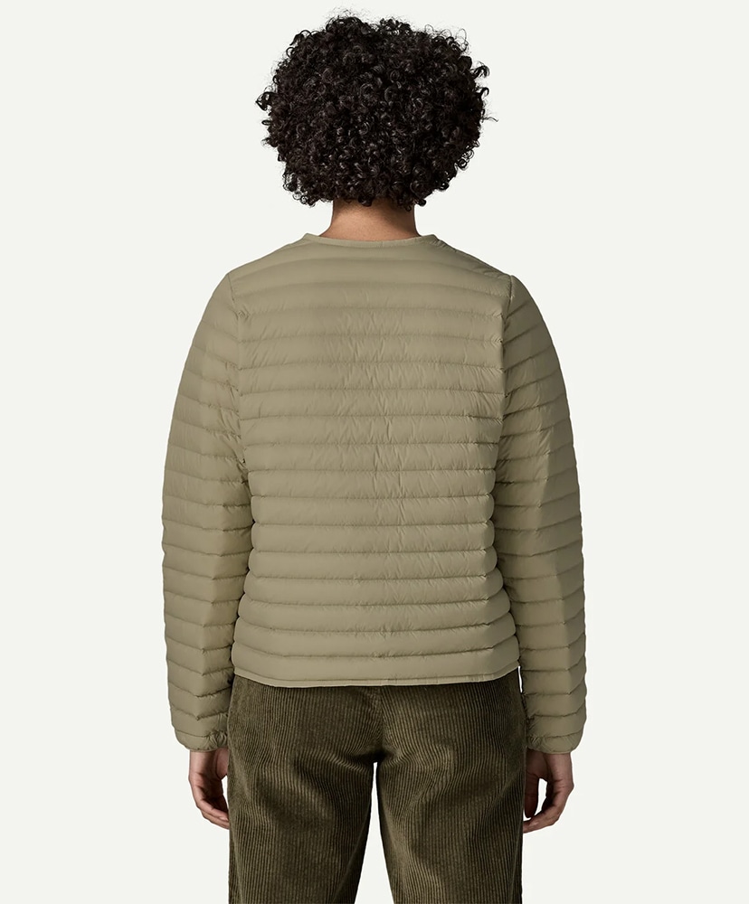 Women's Lightweight Reversible Down Sweater Cardigan WSTO/ウェザードストーン S(WOMEN)