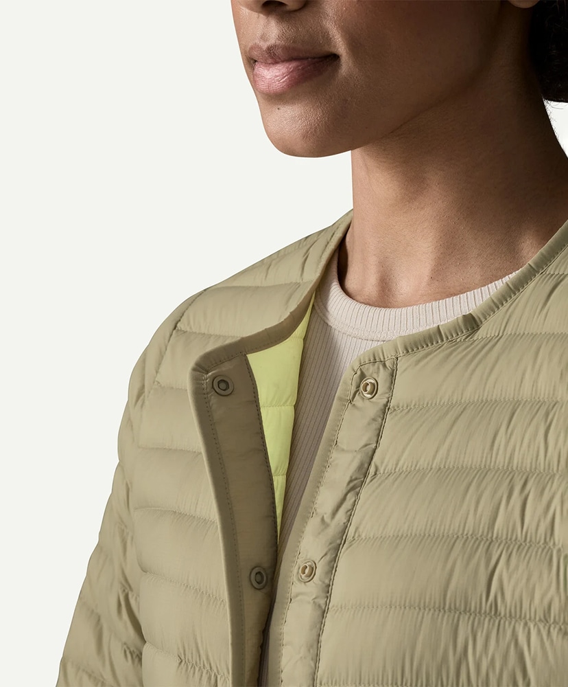 Women's Lightweight Reversible Down Sweater Cardigan WSTO/ウェザードストーン S(WOMEN)