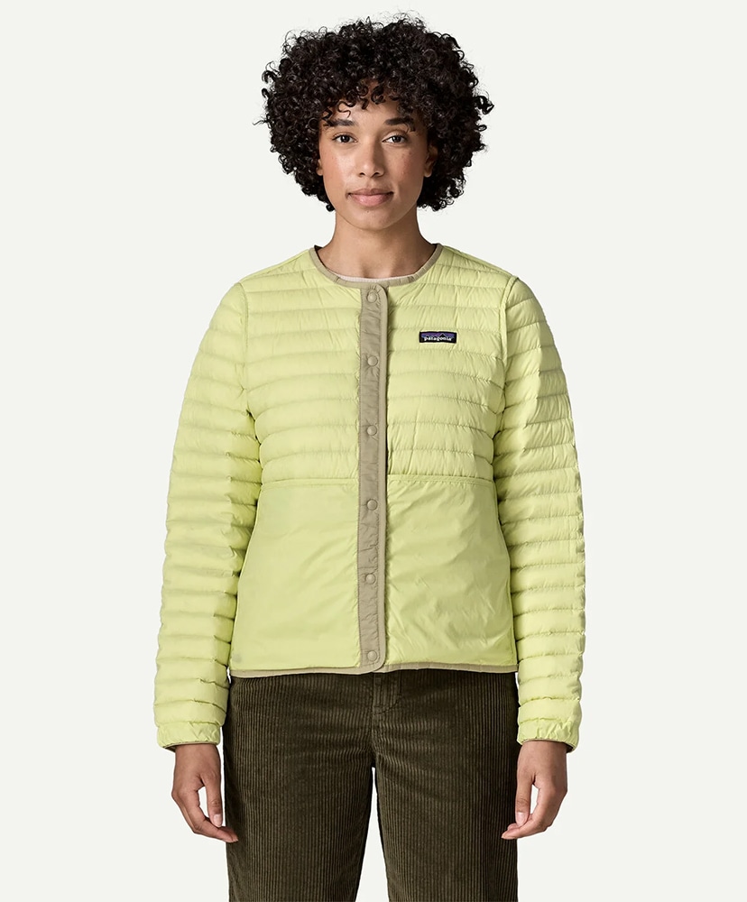Women's Lightweight Reversible Down Sweater Cardigan WSTO/ウェザードストーン S(WOMEN)