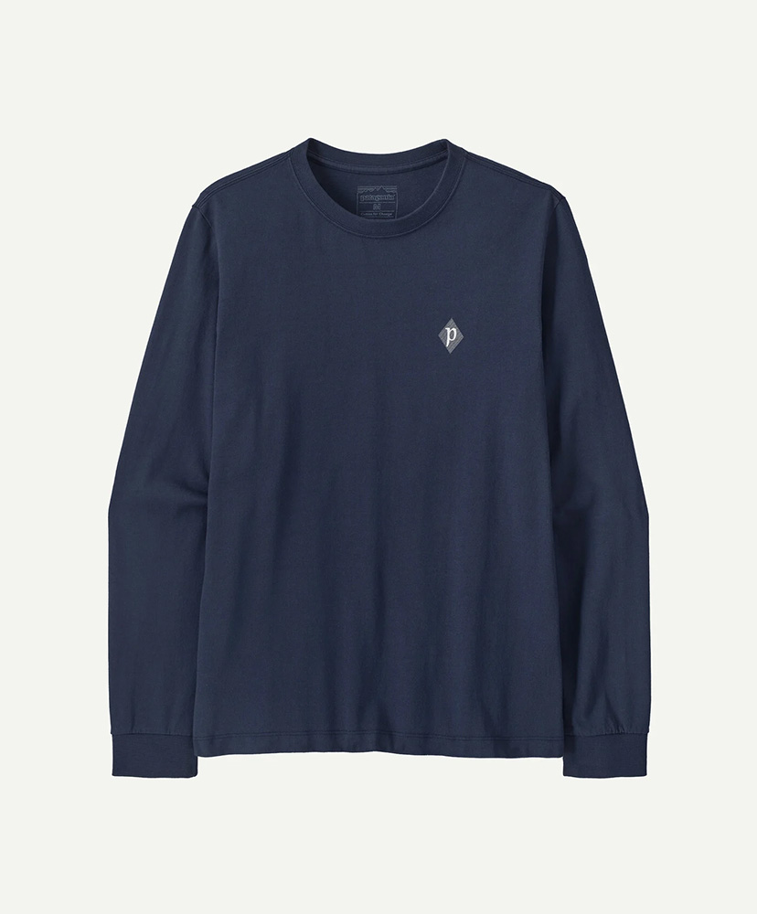 Men's Long-Sleeved Midweight Hut Tripper Skyline T-Shirt NENA/ニューネイビー L(MEN)