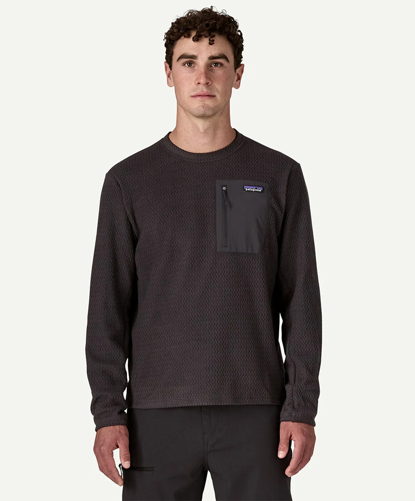 Men's R1 Air Fleece Crewneck BLK/ブラック L(MEN)