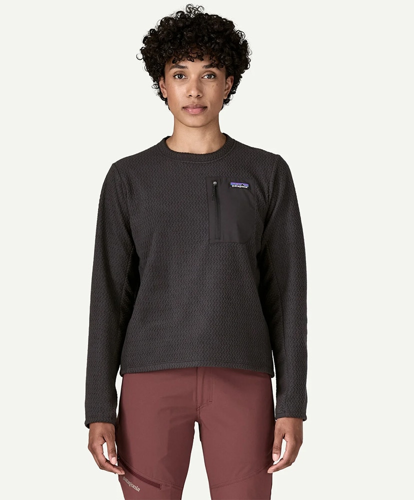 Women's R1 Air Fleece Crewneck BLK/ブラック M(WOMEN)