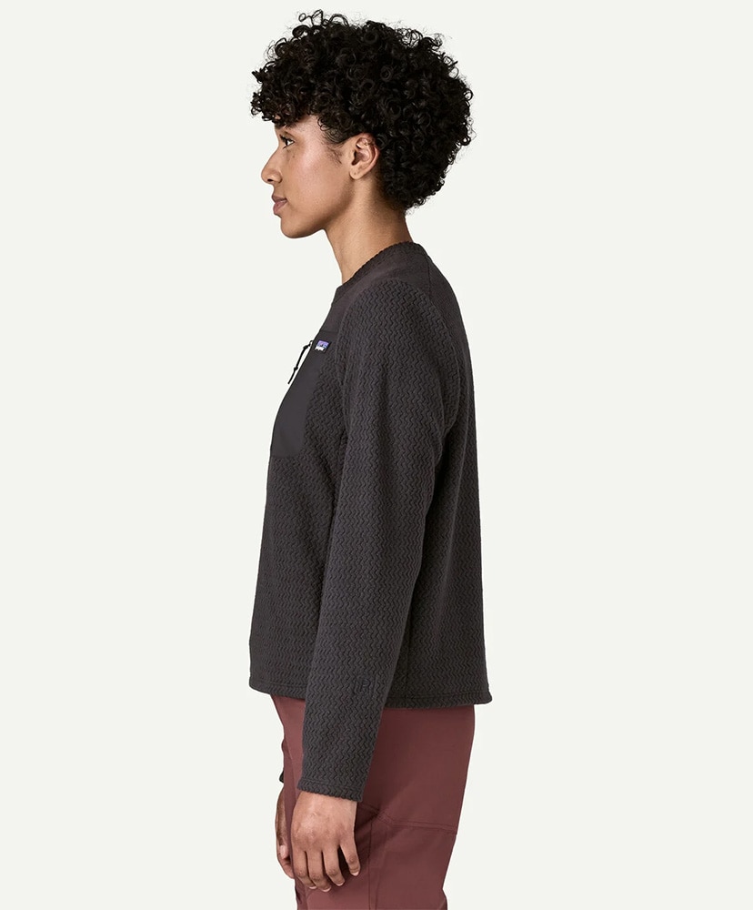 Women's R1 Air Fleece Crewneck BLK/ブラック M(WOMEN)