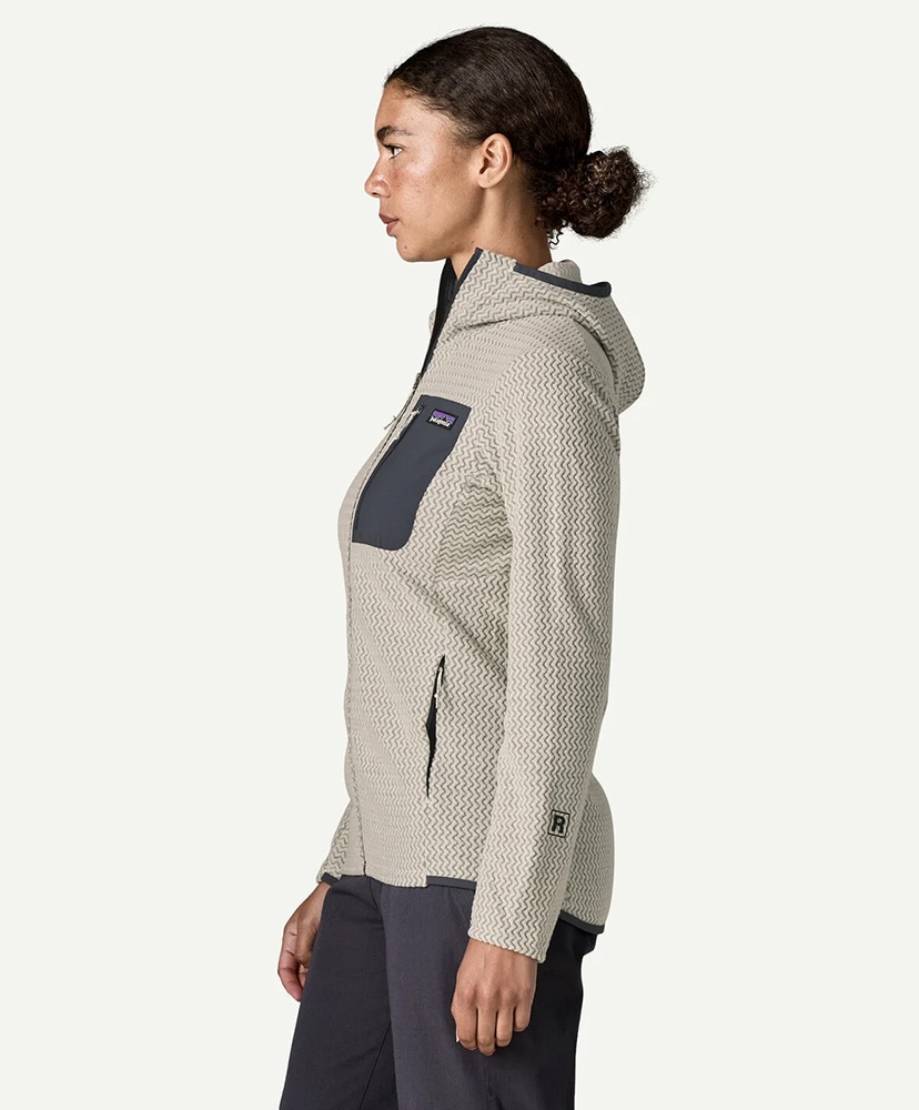 Women's R1 Air Fleece Full-Zip Hoody BCW/バーチホワイト M(WOMEN)