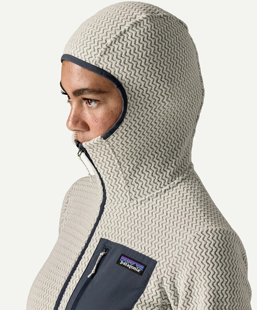 Women's R1 Air Fleece Full-Zip Hoody BCW/バーチホワイト M(WOMEN)