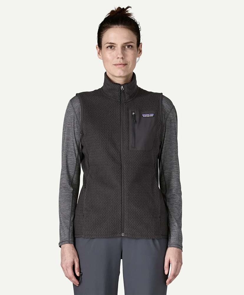 Women's R1 Air Fleece Vest BLK/ブラック M(WOMEN)