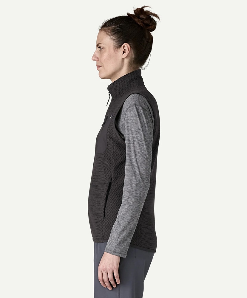 Women's R1 Air Fleece Vest BLK/ブラック M(WOMEN)