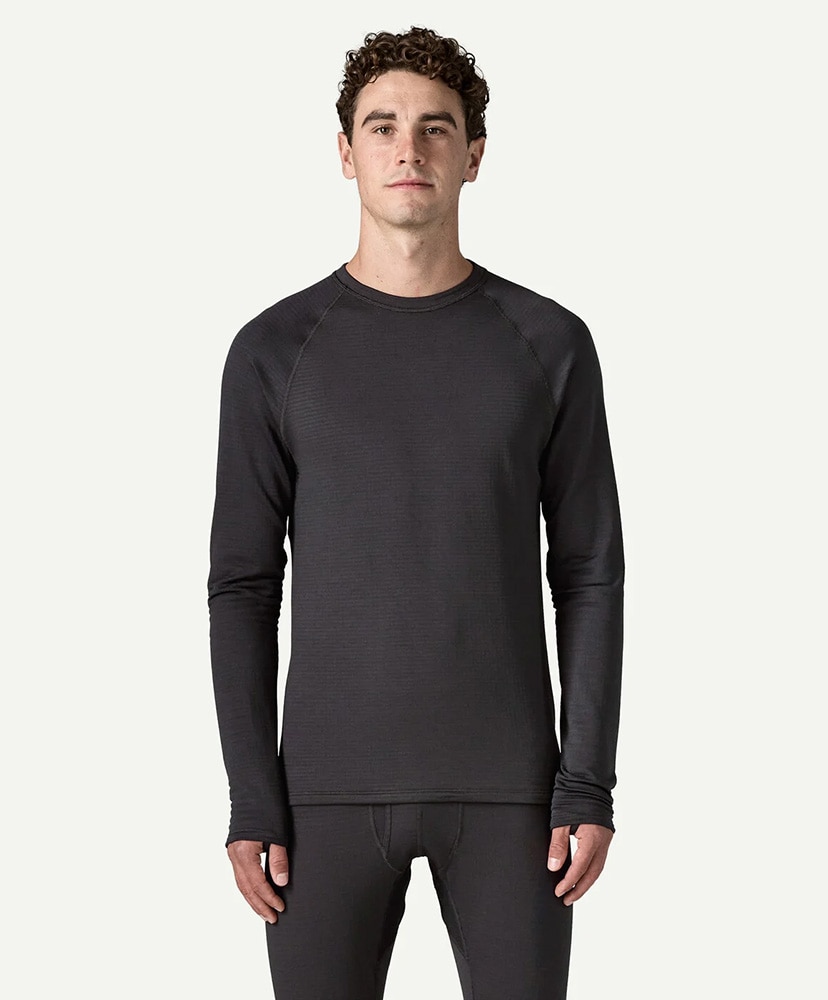Men's Capilene Thermal Weight Crewneck BLK/ブラック L(MEN)