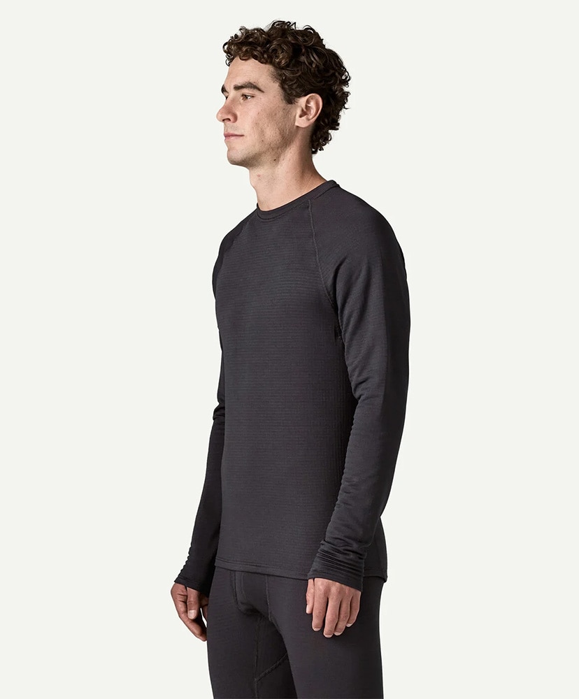 Men's Capilene Thermal Weight Crewneck BLK/ブラック L(MEN)