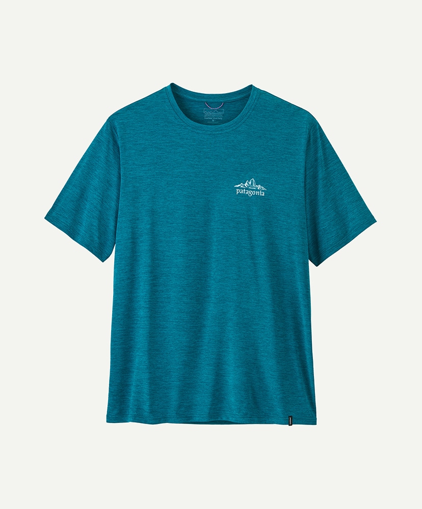 Men's Cap Cool Daily Shirt - Cloud Crag GLBX/グレイシャル ブルー -ライトグレイシャルブルー-クロスダイ L(MEN)