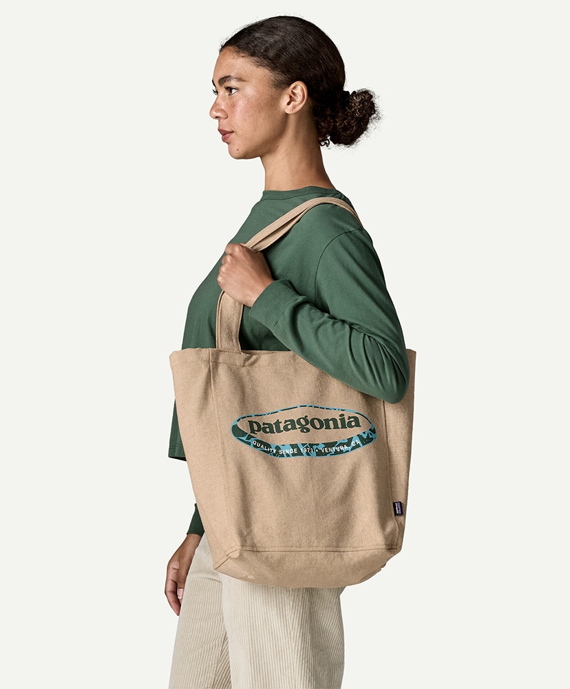 Recycled Market Tote OLMC/95オーバルロゴマウンテンサンクラシックタン ALL