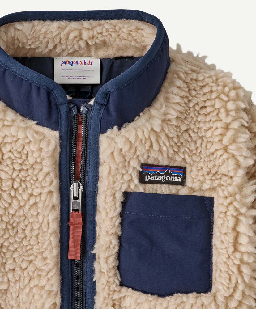 Baby Retro-X Fleece Jacket DKNE/ダークナチュラルウィズニューネイビー 18M(KIDS)