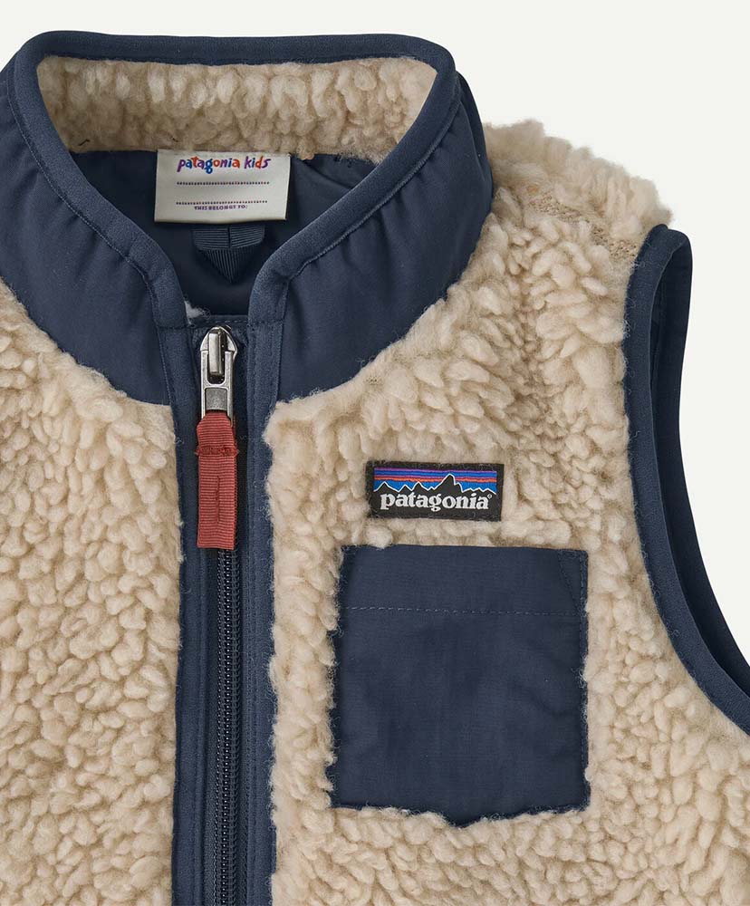 Baby Retro-X Fleece Vest DKNE/ダークナチュラルウィズニューネイビー 18M(KIDS)