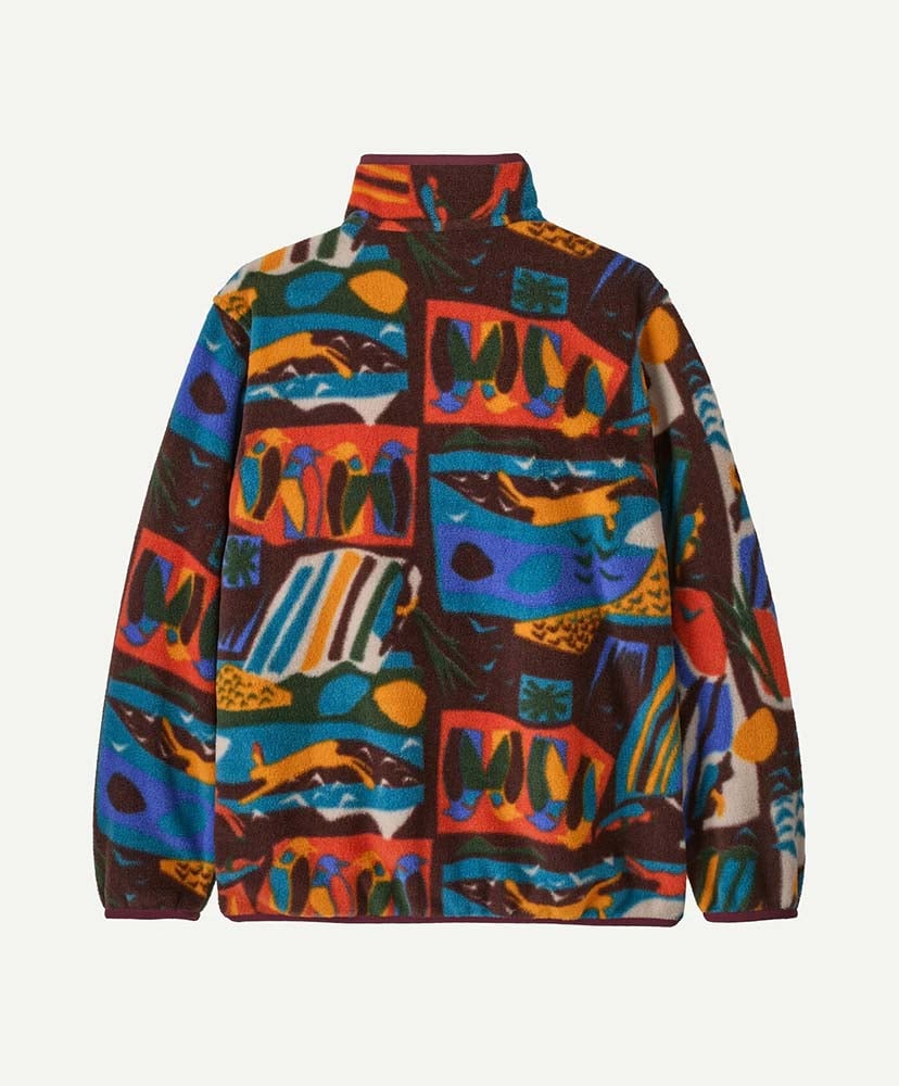 Kids' Lightweight Synchilla Snap-T Fleece Pullover LCDN/レッツチャット：デンブラウン L(KIDS)