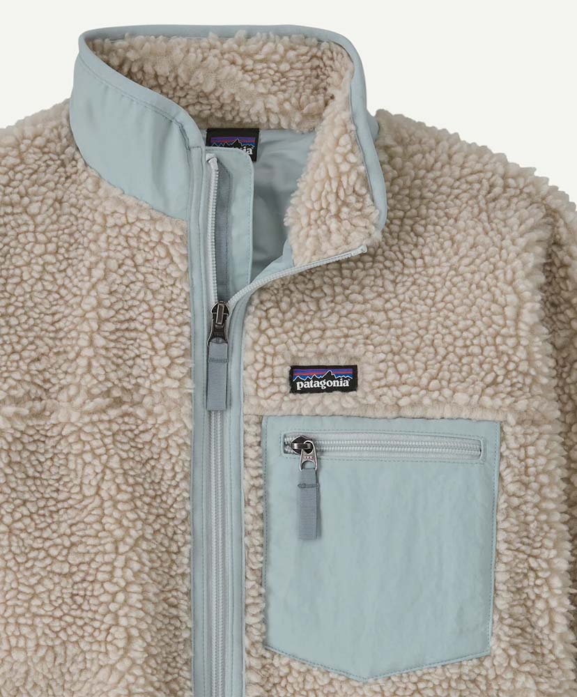 Kids' Retro-X Fleece Jacket NLVB/ナチュラルウィズバーチャリーブルー L(KIDS)